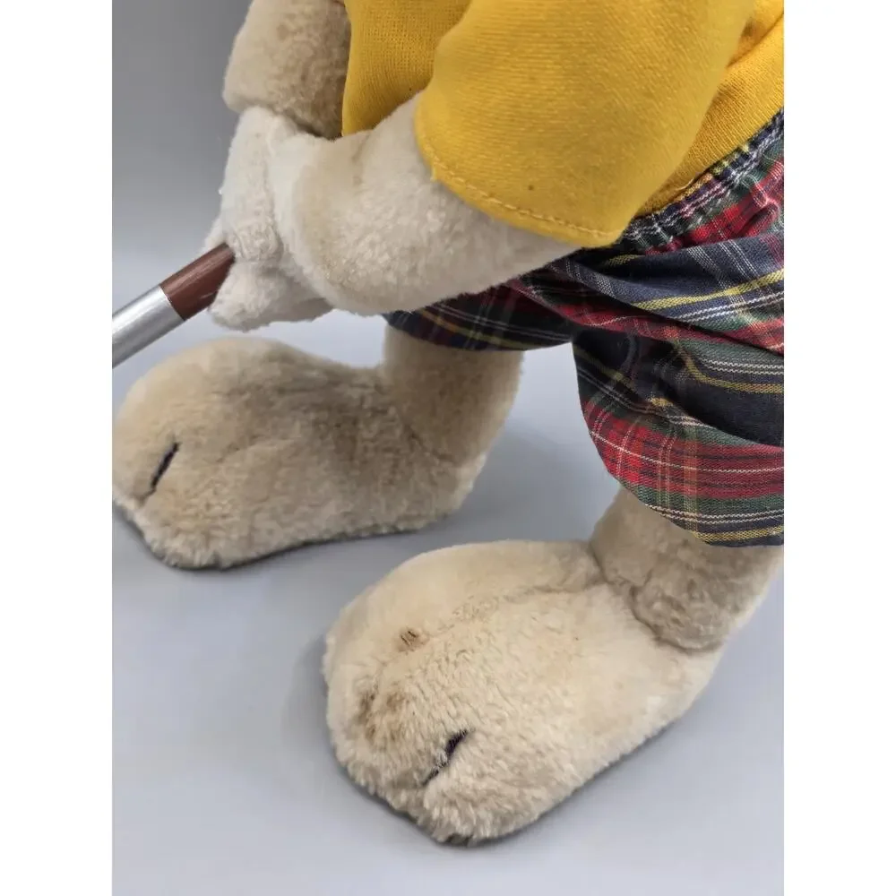 Duffers Mulligan Bendable Golfing Dog by 24K Co.1994 Plush 14